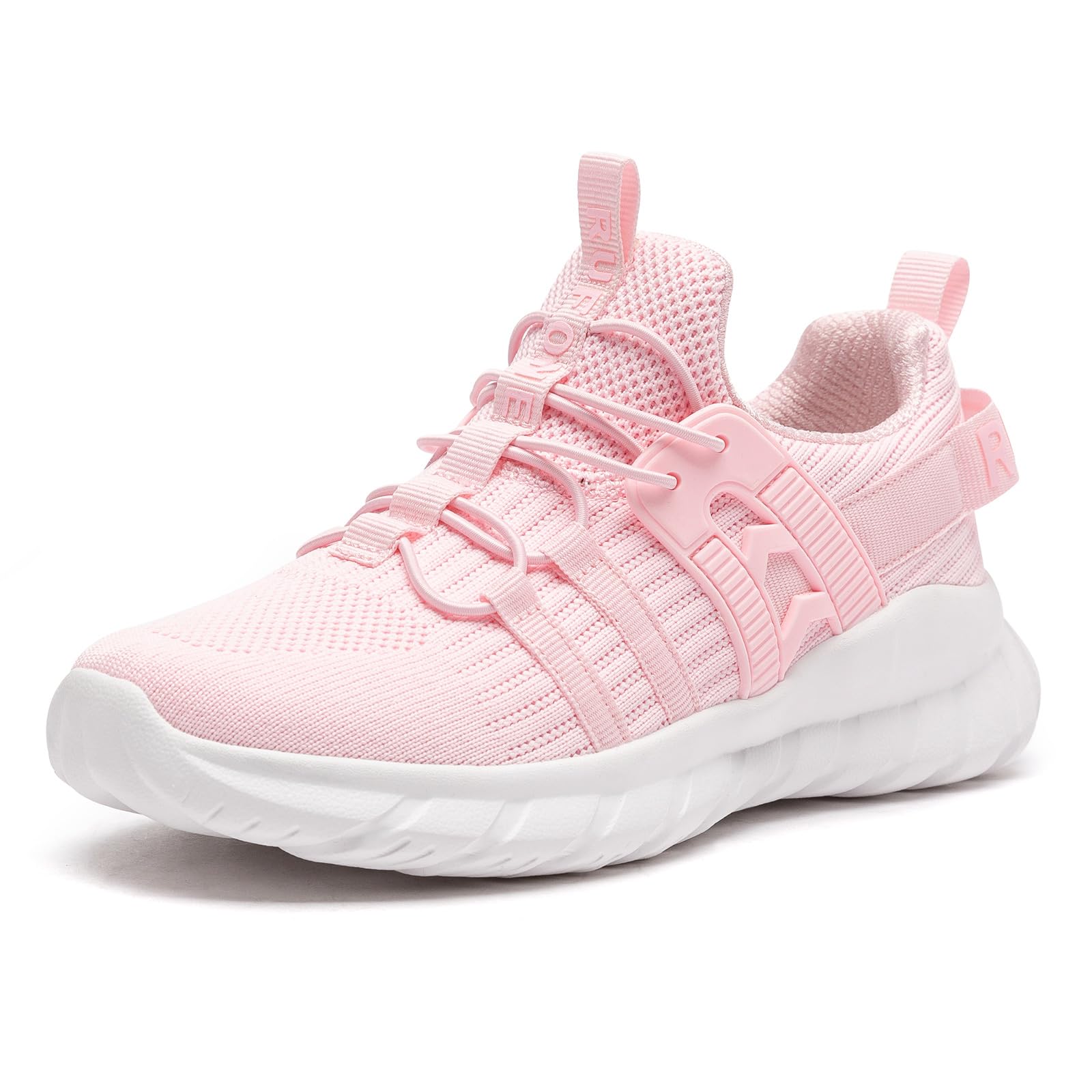 MJQ Kids Tennis Shoes for Boys Girls Lightweight Breathable Sneakers Running Athletic Shoes for Toddler/Little Kid/Big Kid Pink