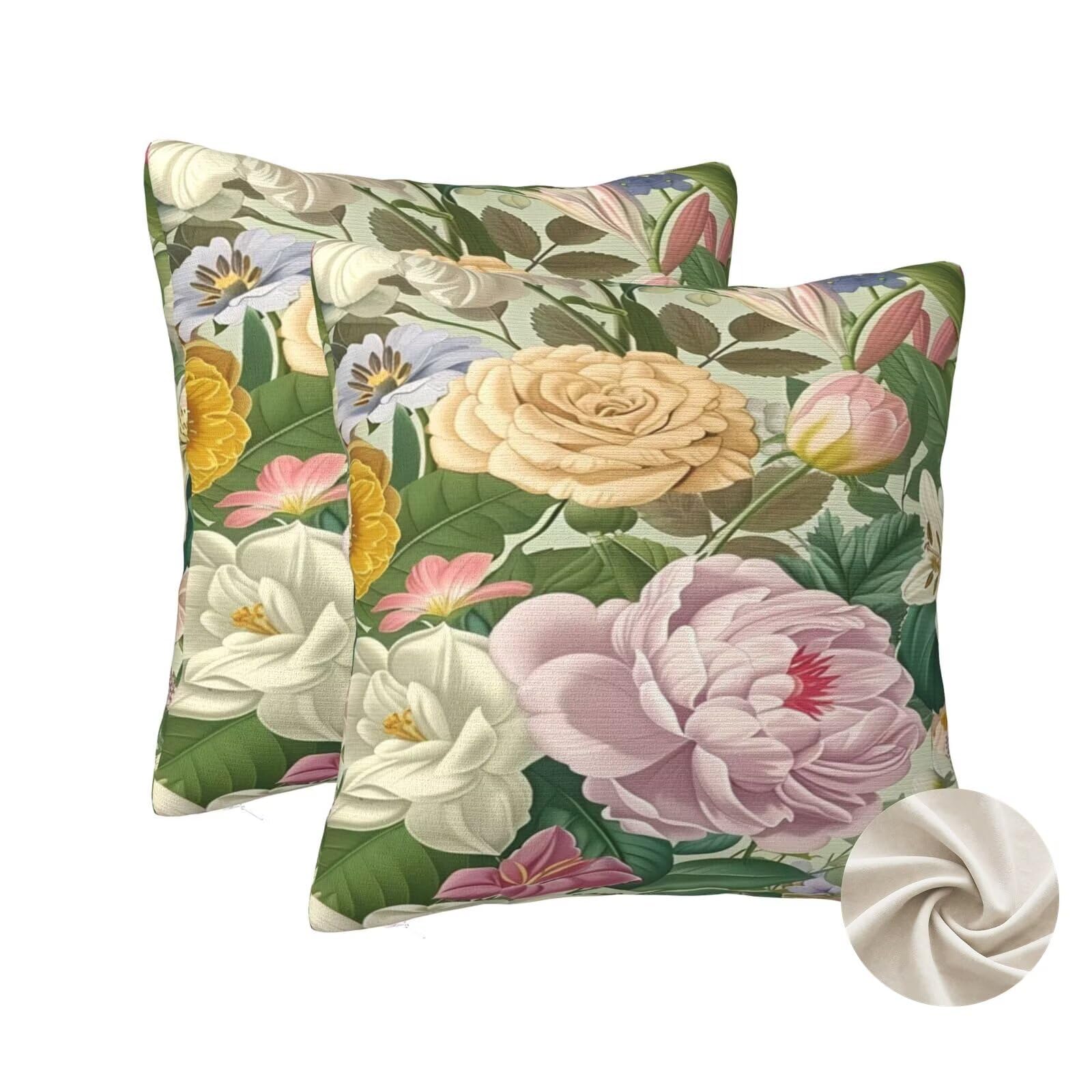 Housses de coussin 50x50 cm pour rafraîchir un canapé usé avec élégance