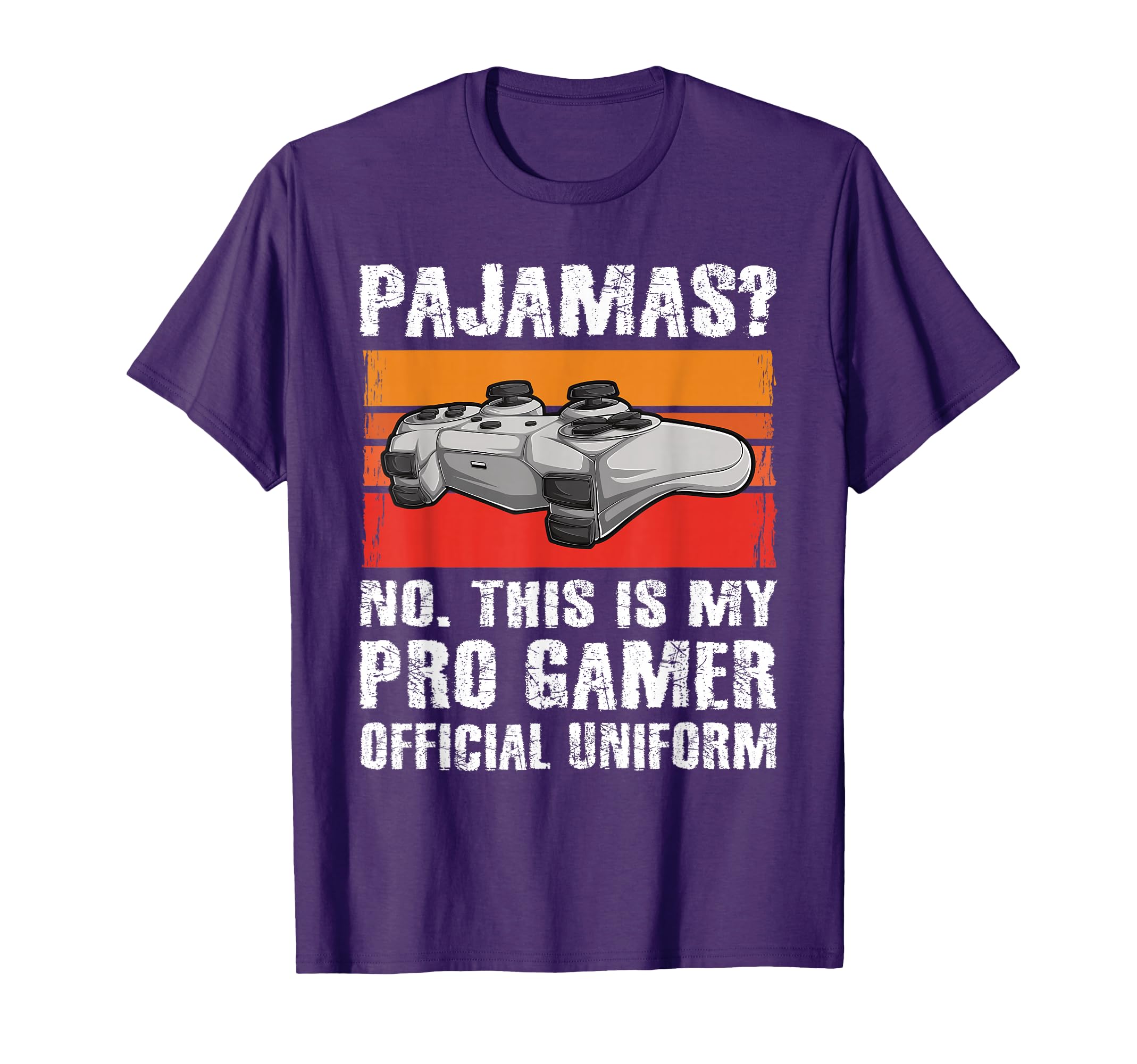 Pajamas No Pro Gamer Funny Video Games Boys Teens Gaming T-Shirt