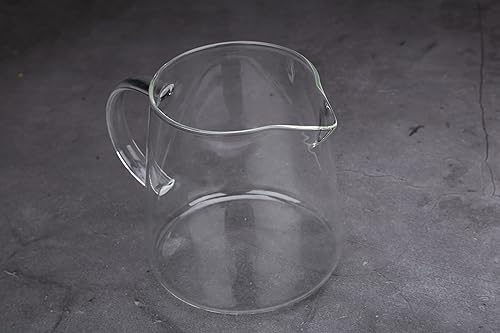 Miniatura 4 de Jarra pequeña de vidrio, 8.5 onzas, mini jarra de té de vidrio (paquete de 1)