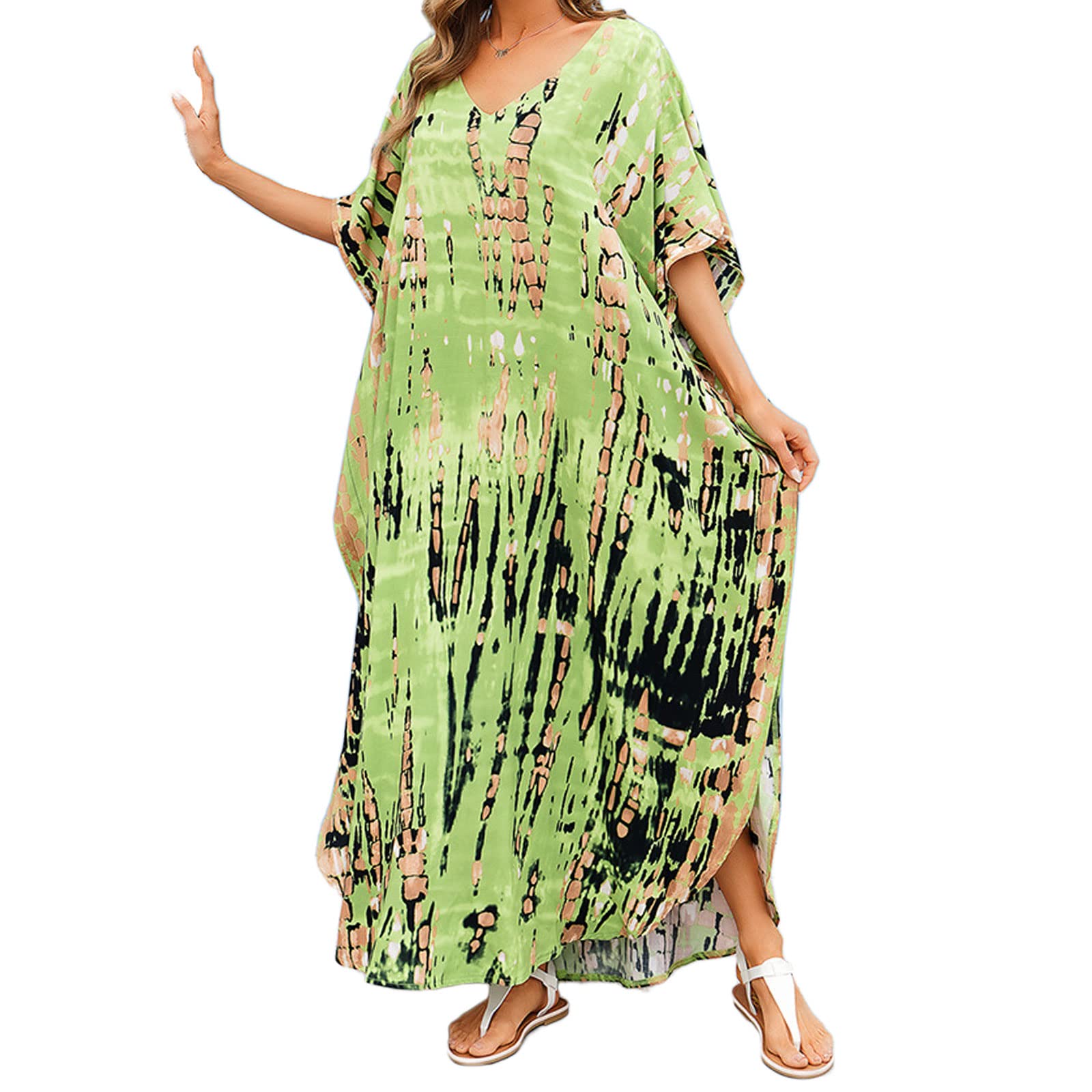 Caftan de plage imprimé ample le cadeau idéal pour femme