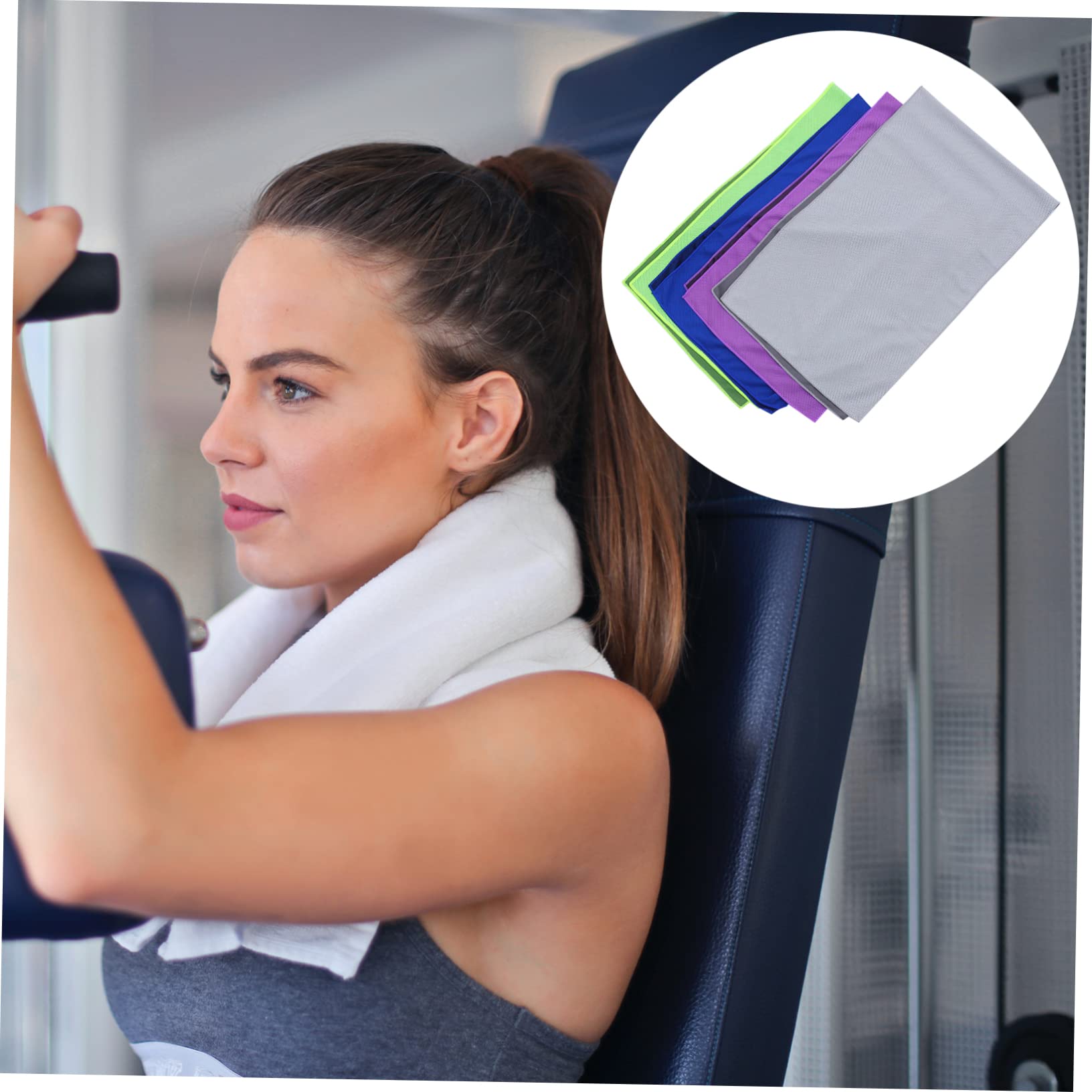 SUPVOX 3 Set Di Asciugamani Rinfrescanti Sportivi Robusti E Ad Asciugatura Rapida Per Il Caldo E Lesercizio Fisico 4 Pezzi * 3