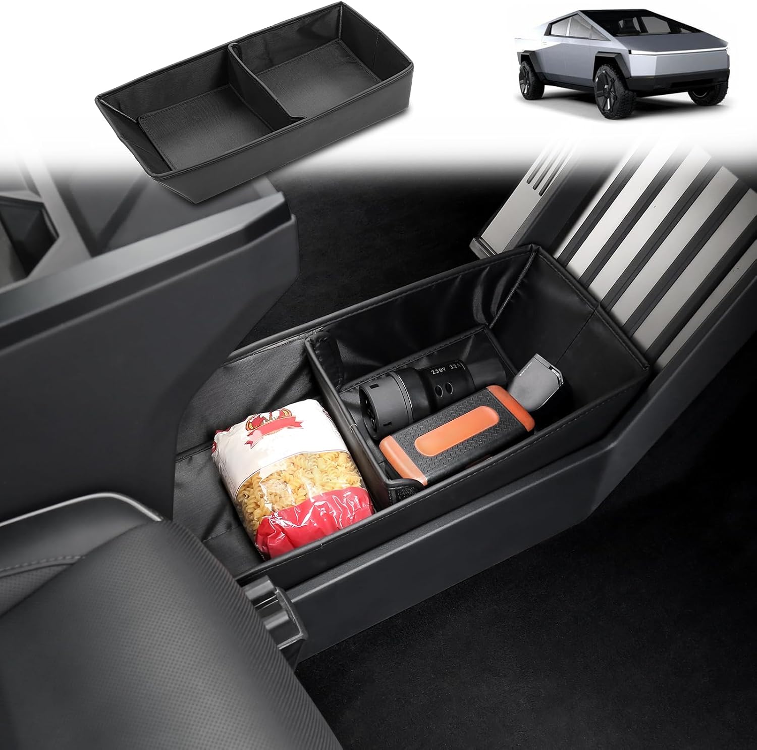 AZGaea Floor Console Organizer Tray For Tesla Cybertruck - View #6