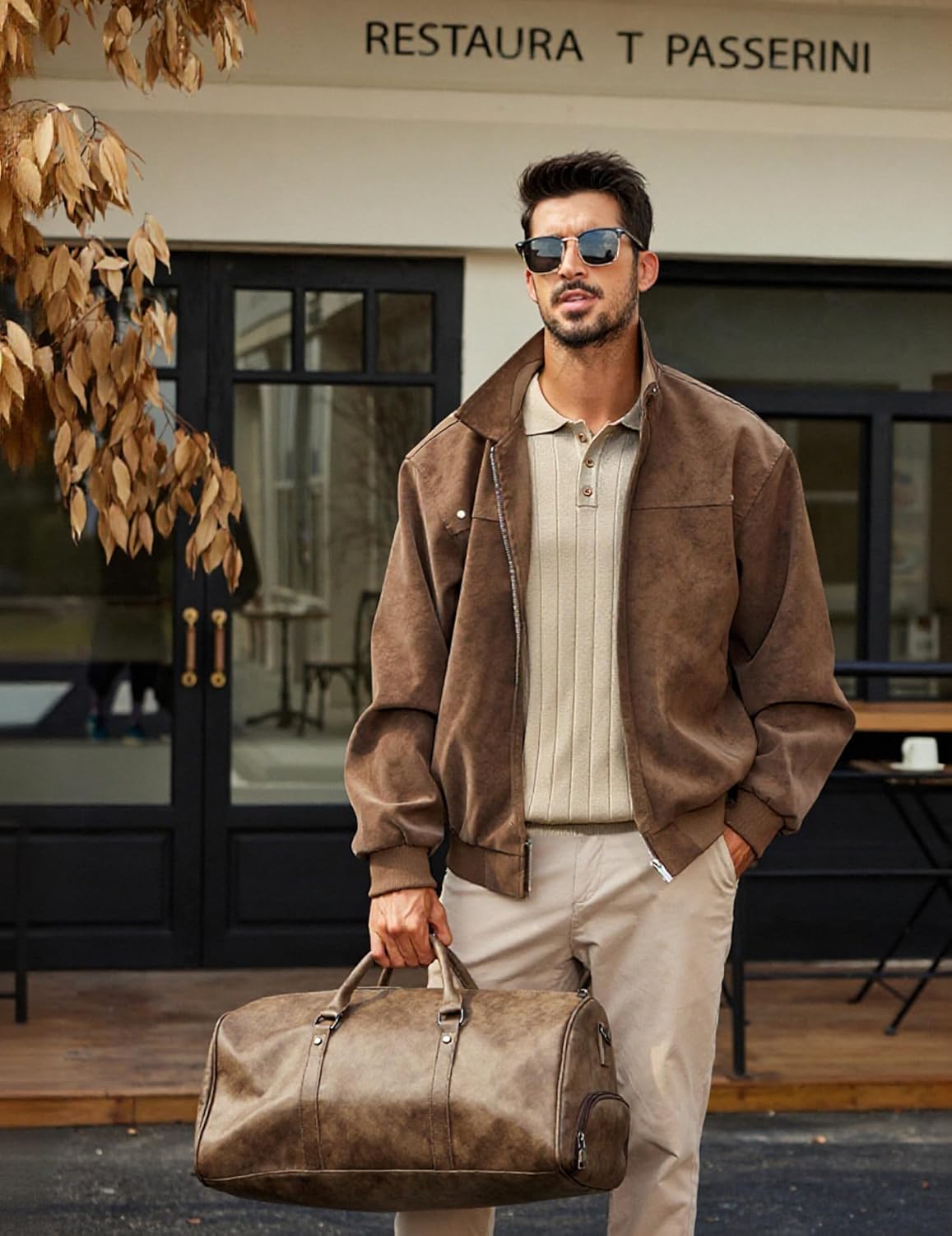 COOFANDY Mens Knit Polo Sweater Long Sleeve Polos Lightweight Casual Dress Pullover Sweaters - Image 5