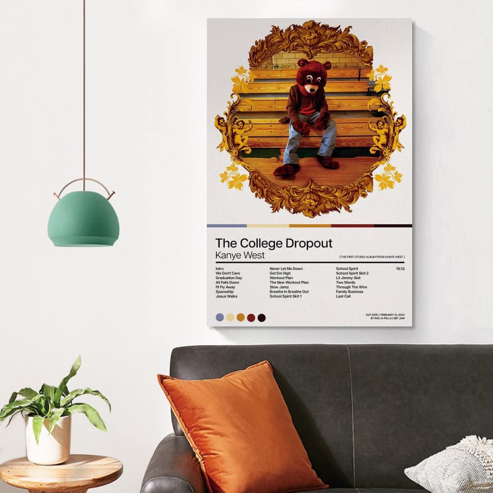 Kanye West Poster Abschlussalbum Cover Poster Musik Leinwand Wandkunst