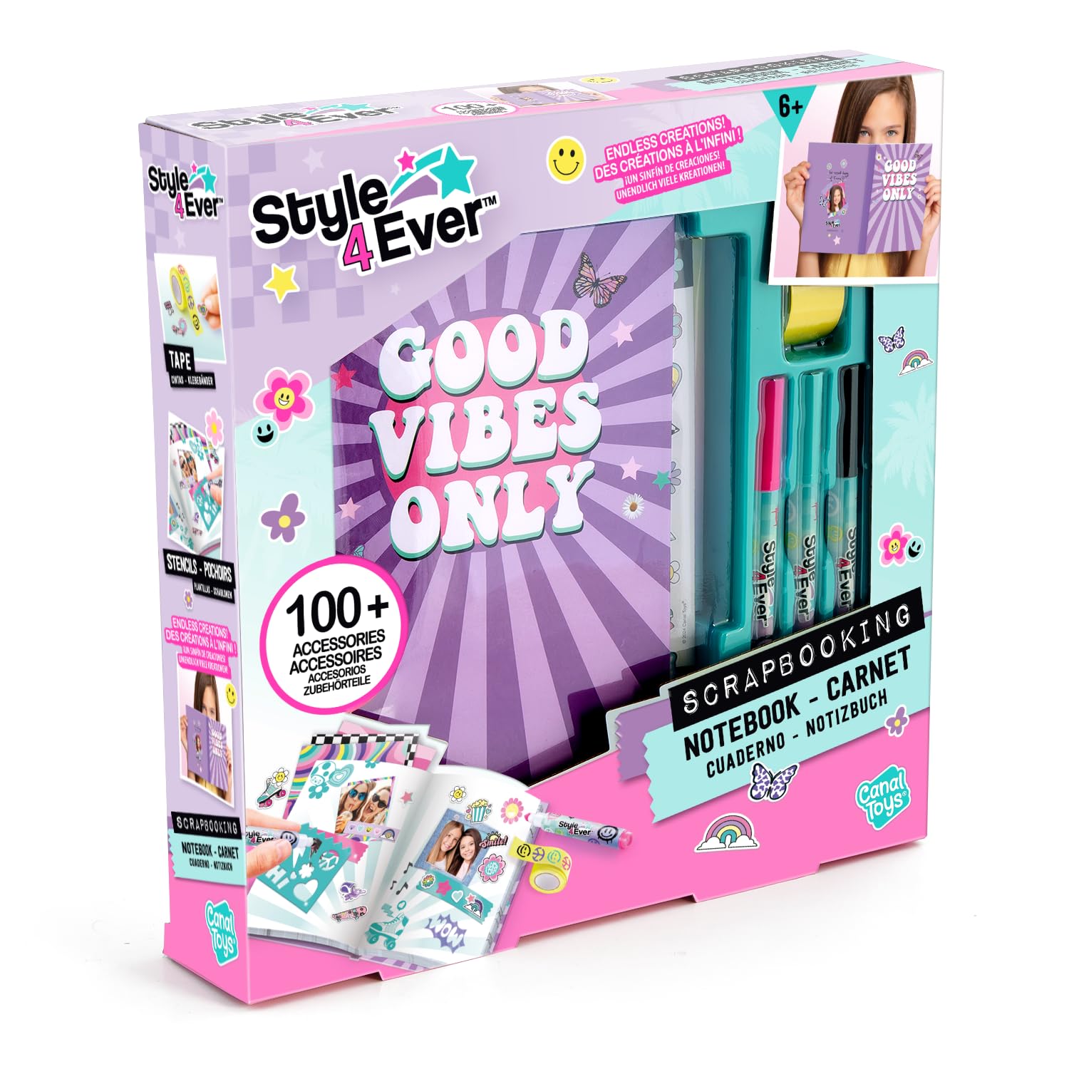 Canal Toys Style for Ever Secret Scrapbook OFG 298, Purple