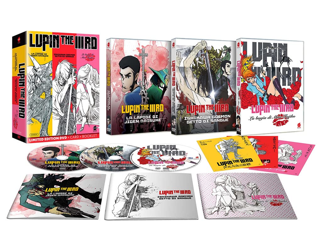 Lupin The IIIRD - La Trilogia - Limited Edition 3 DVD + Card + Booklet