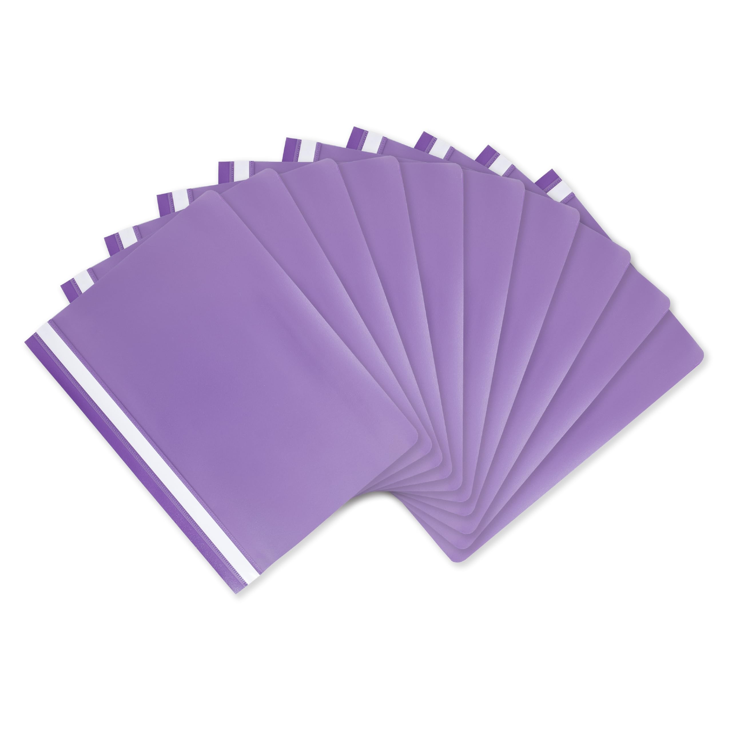 Hamelin A4 Purple Polypropylene Project Folders, Pack of 25 - Durable, Lightweight, and Vibrant