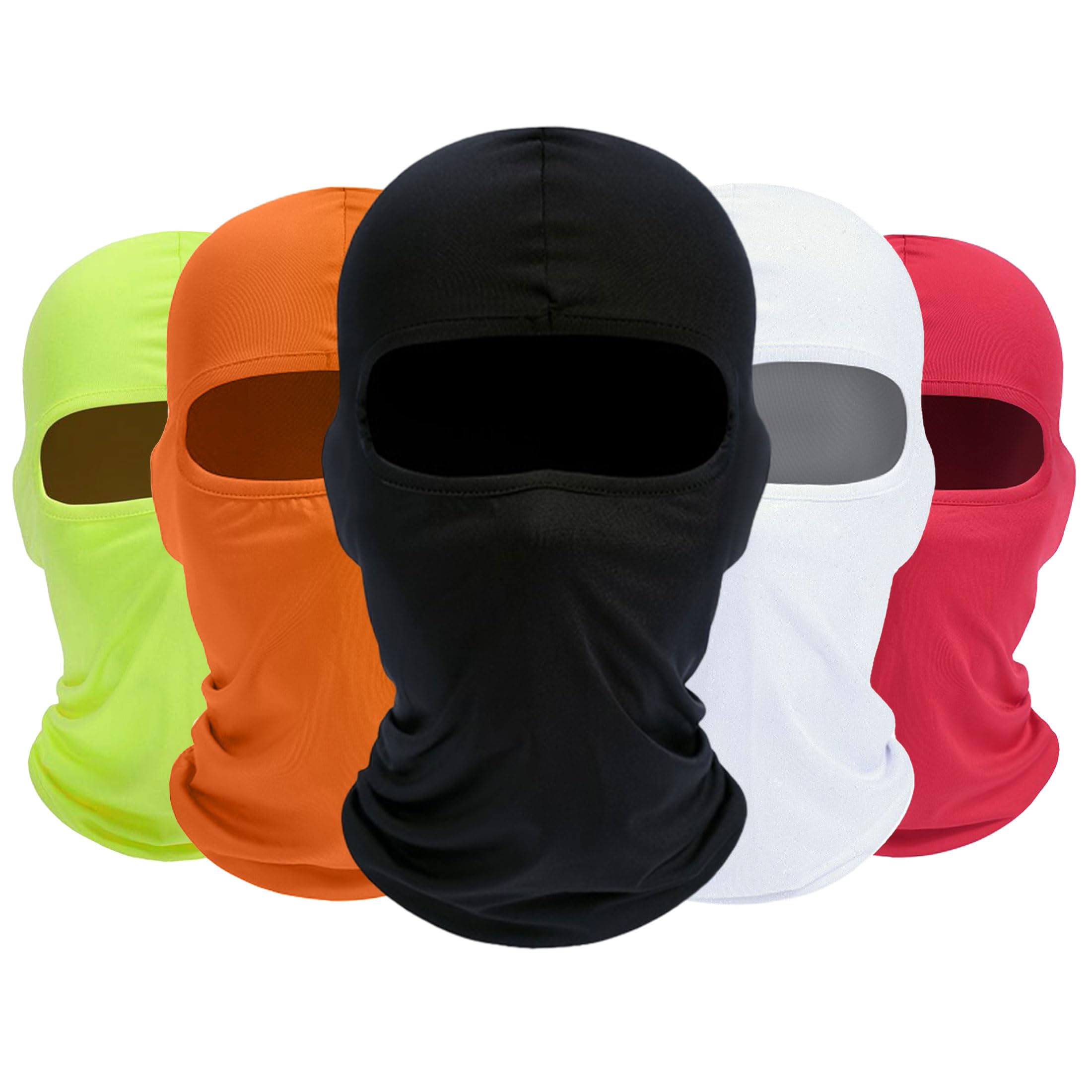 ROXUN Balaclava Ski Mask 5 Pack Neck Gaiter Motorcycle Scarf Cold Winter Warm Windproof Men Women
