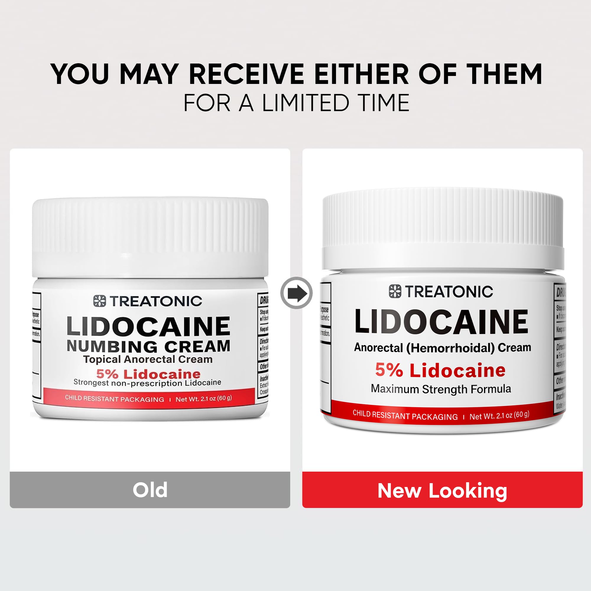 Treatonic 5% Lidocaine Numbing Cream: Lidocaine Cream Maximum Strength for Pain Relief, Itching, Burning, Soreness, Hemorrhoid Treatment - Fast Acting & Long Lasting Numbing - 2.1 oz — Amazon image 9