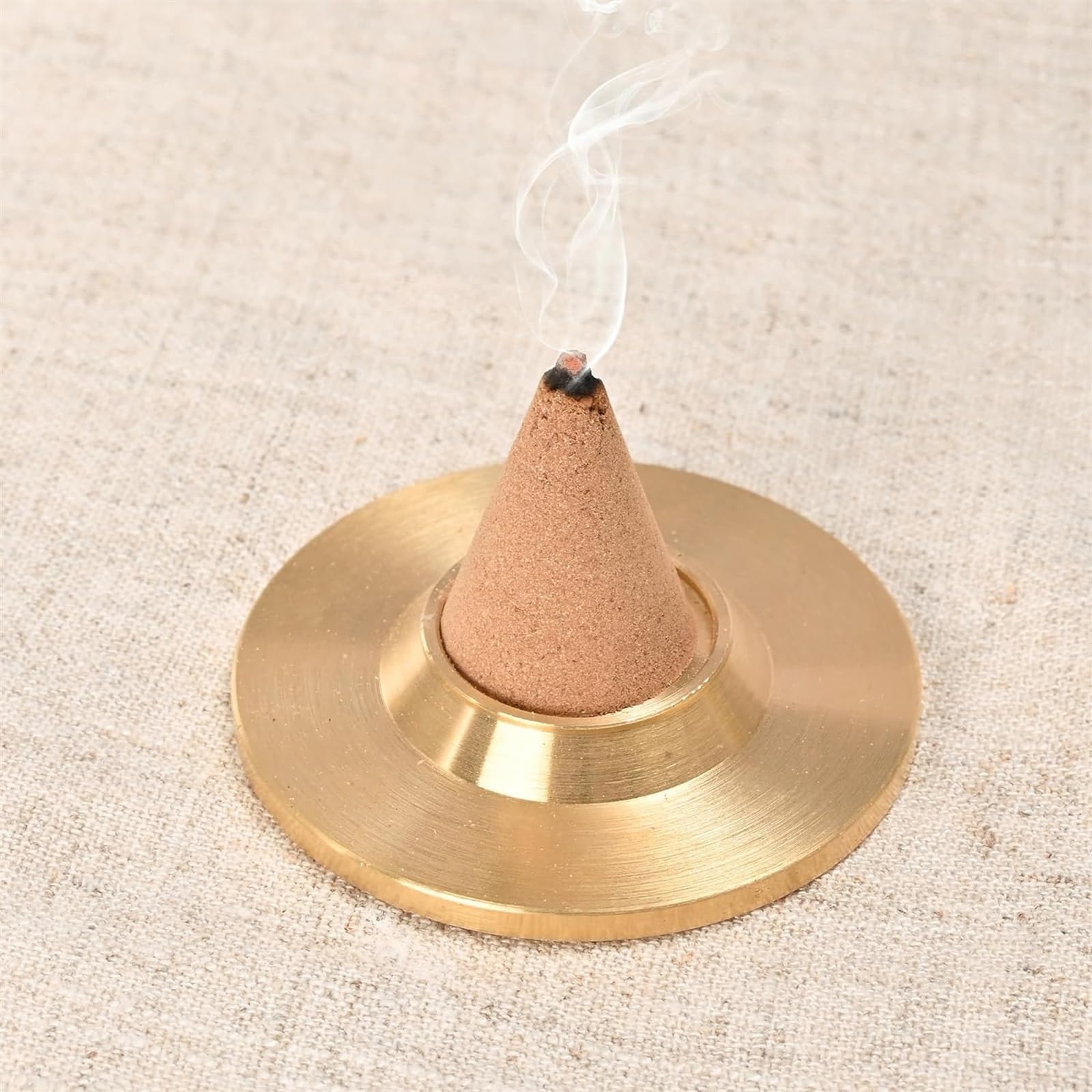 Kit De Quemador De Incienso En Polvo De 15 Piezas, Kit De Fabricación De Incienso De Cobre Puro con Soporte De Incienso, Molde De Cono De Incienso De Latón Y Kit De Quemador De Incienso