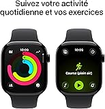 Apple Watch Series 11 [GPS 46mm] Smart Watch with Obsidian Case and Black Sport Band, Sleep Score, Activity Tracker, Health Tracker, Screen Always On - 3