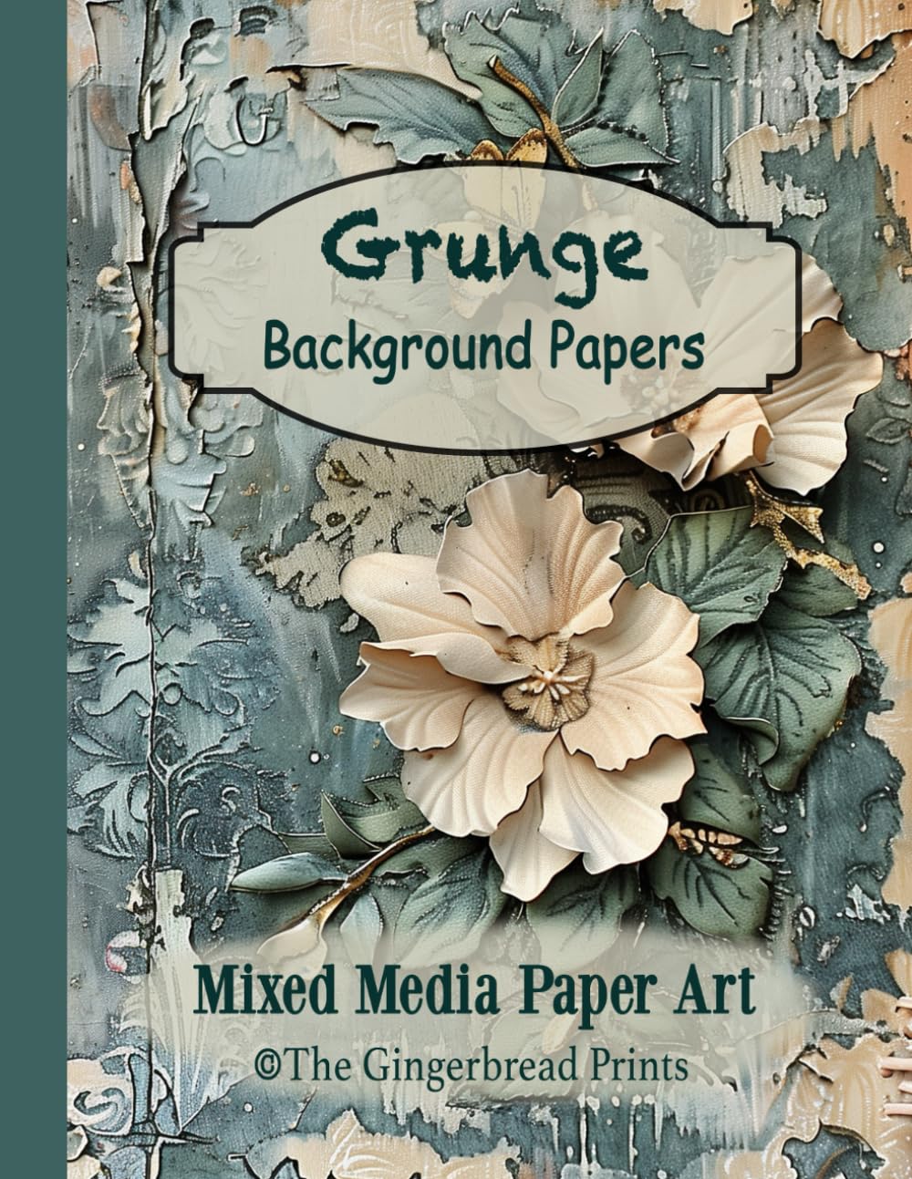 Grunge Background Papers Mixed Media Paper Art Collection Great for Junk Journaling, Paper crafts, Scrapbooking, Card Making