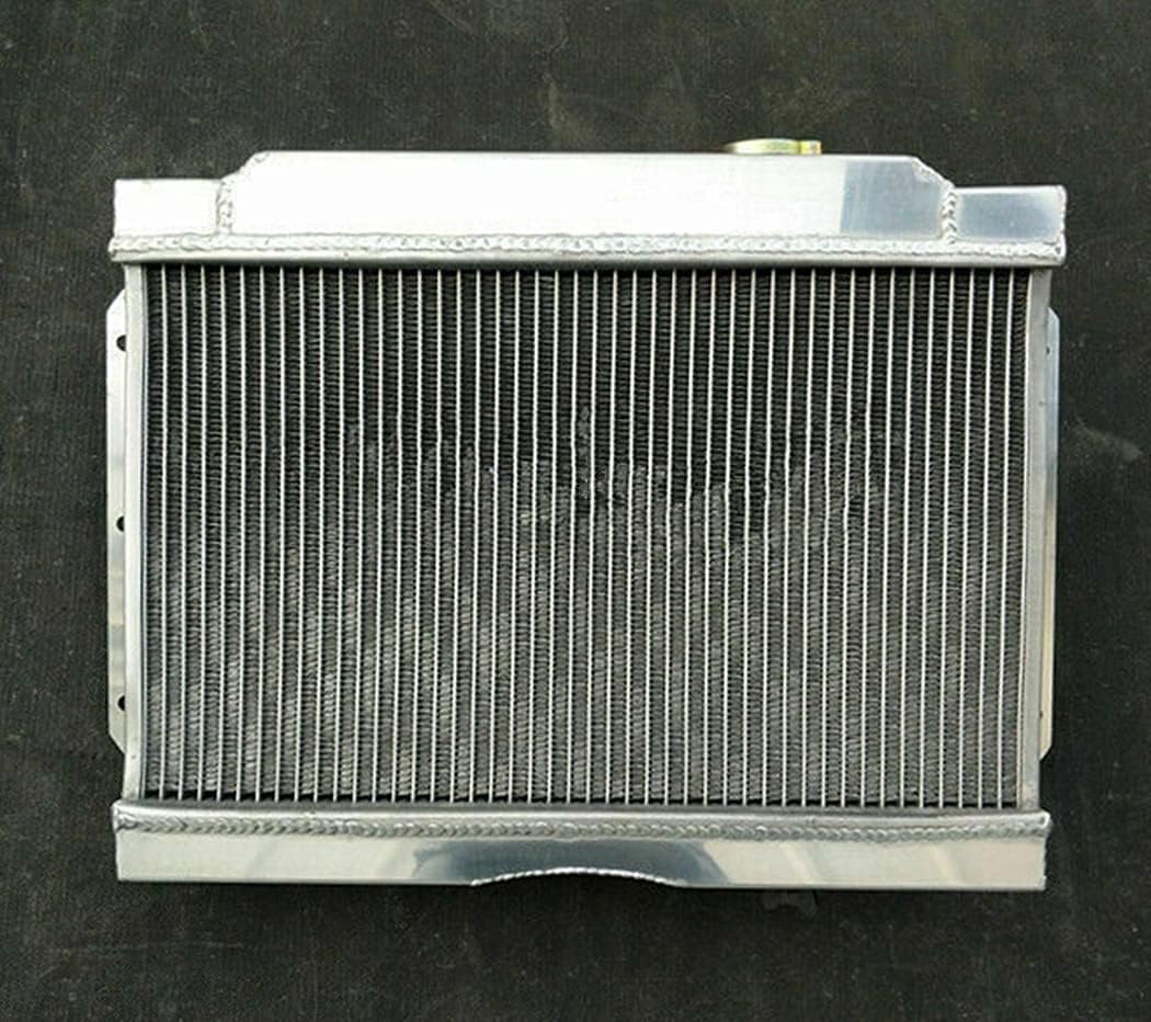 Full Aluminum Radiator + 2x Fans For 1955-1962 MG MGA 1500 1600 1622 DE LUXE 1.5L/1.6L Morris