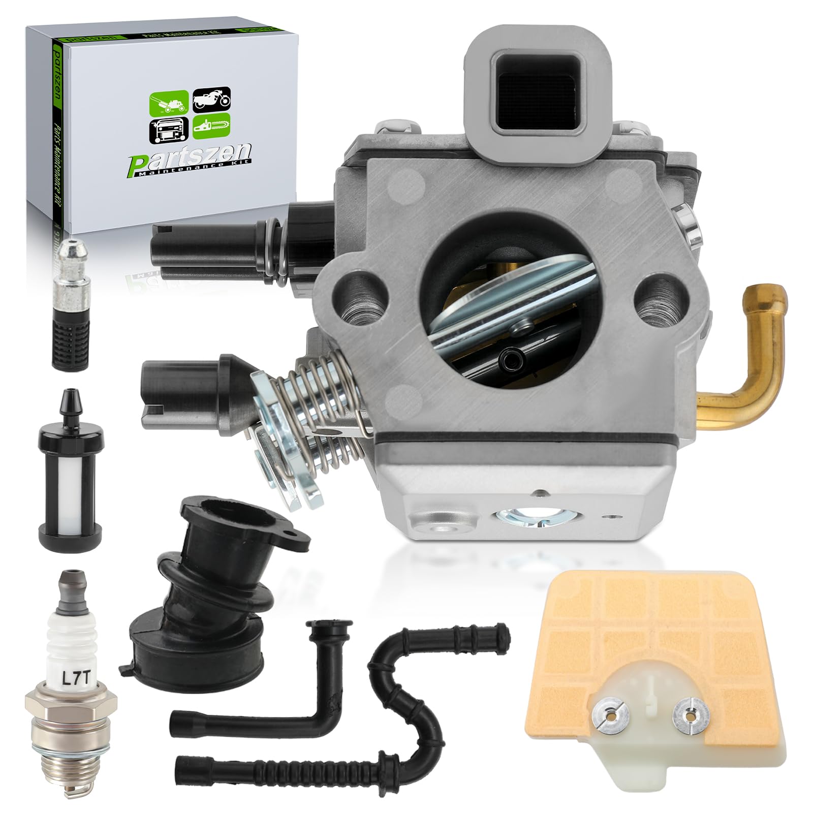 Amazon.com: partszen 1125-120-0615 Carburetor Kit for Stihl 034