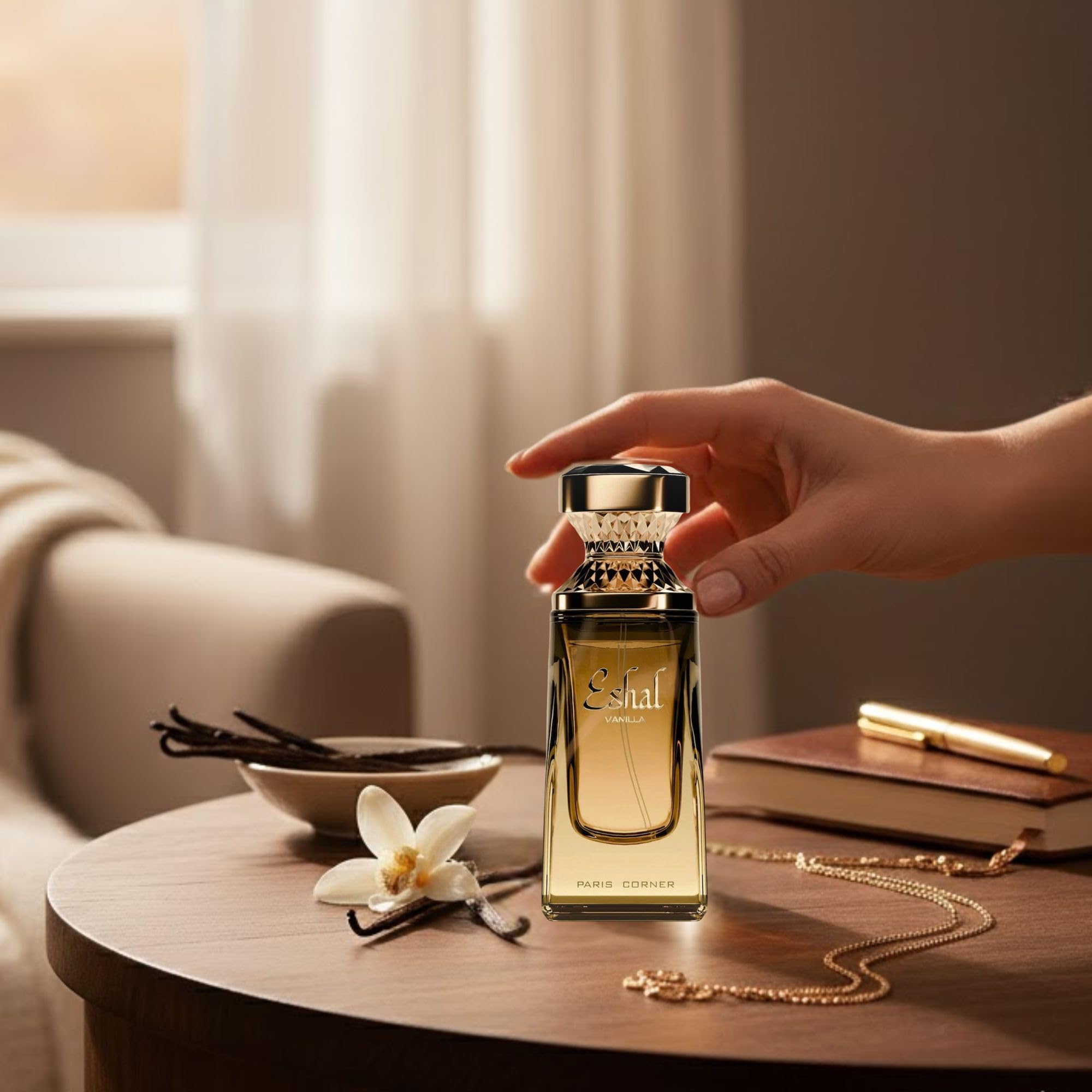 Paris Corner Perfumes Eshal Vanilla 3.4 Fl Oz Edp Perfume Womens Fragrance