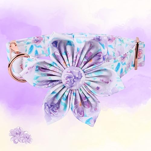 Miniatura 14 de Lionheart glory Collar de perro con bandera estadounidense, collar de flores para perro del 4 de julio, resistente y ajustable, collar patriótico