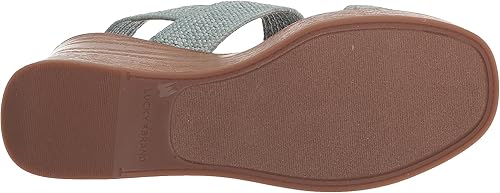 Miniatura 4 de Lucky Brand Sandalias de plataforma Delukah para mujer, hierro forjado, 6.5, Hierro forjado