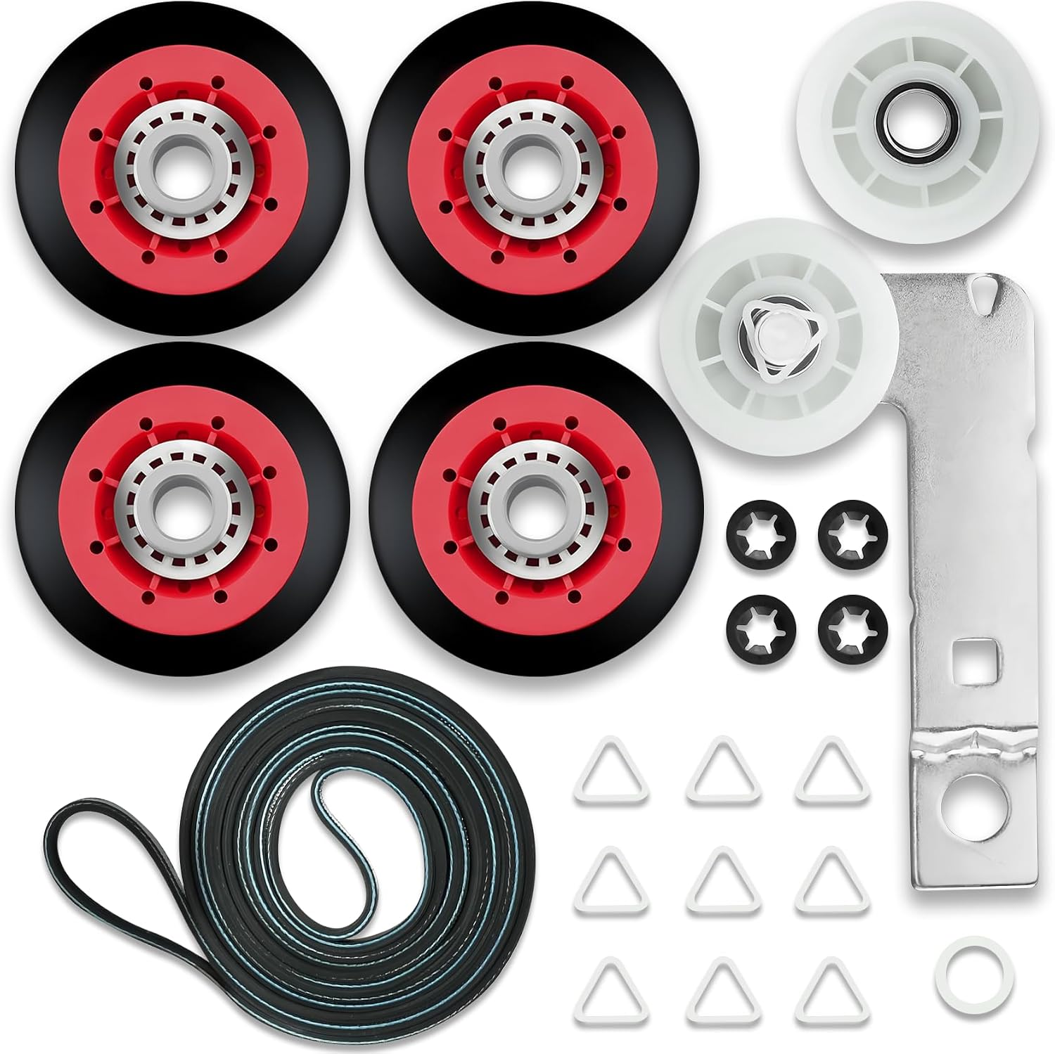 WED75HEFW1 MEDB765FW0 MED3500FW0 Dryer Repair Kit and Drum Roller Kit