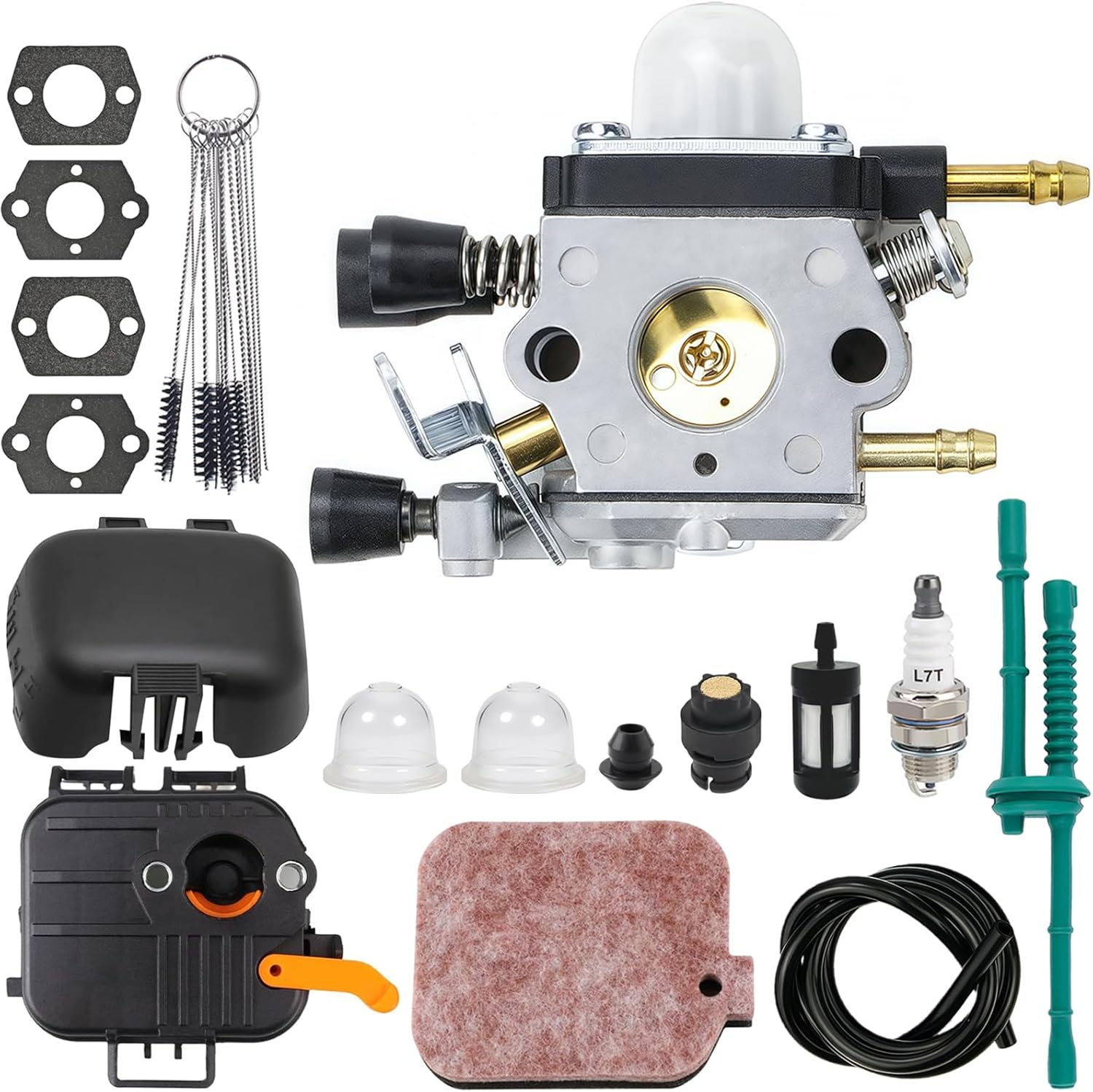 BG55 Carburetor Kit Fit For STIHL BG85 BG65 BG55 BG45 BG46 SH85 SH55 SH85C BG55Z SH55C SH55Z SH85Z SH85DZ BG46Z BG46DZ BG65Z BG65DZ BG85Z Leaf Blower Parts For C1Q-S68 C1Q-S64 Replace 4229 120 0606