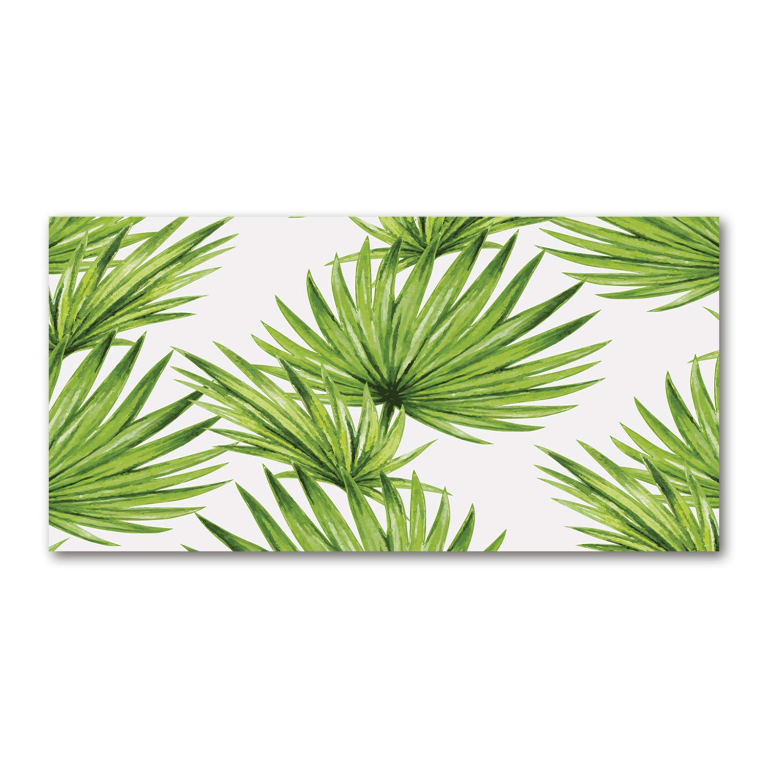Tableau photo panoramique plantes tropicales pour cuisine et grand salon moderne