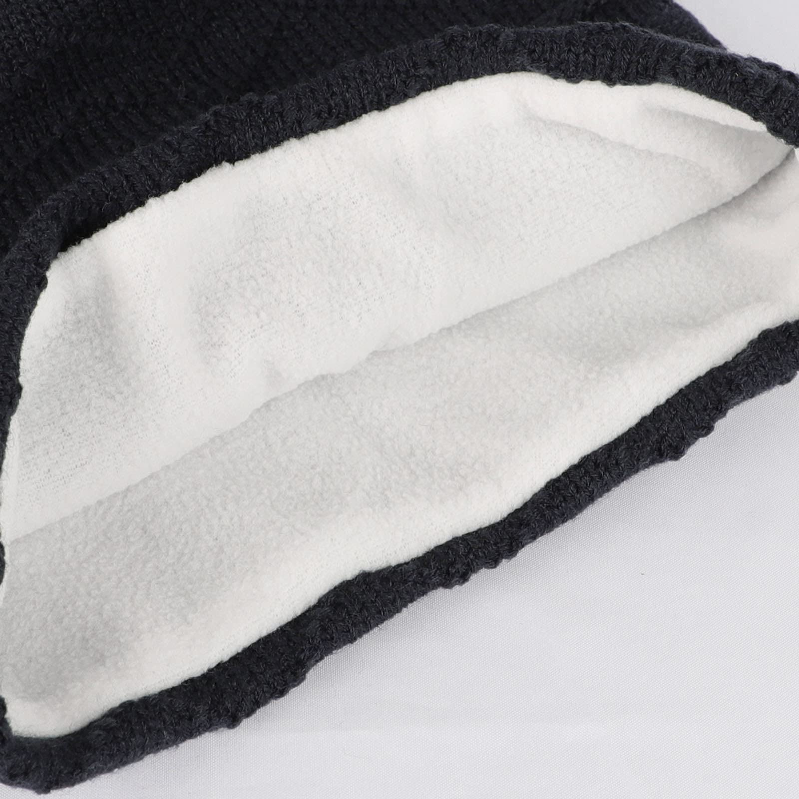 IBLUELOVER 3Pcs Ensemble Bonnet Tricoté Enfant Écharpe Gants d'hiver Cagoules Ski Chaud Tour De Cou Moufle Fille Garçon Bonnet Pompon avec Épaisse Doublure Polaire Chapeau Oreillette et Cache-Cou