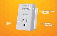 Vista 6 de Southwire Woods - Protector contra sobretensiones - 1 toma de corriente - Protección contra sobretensiones de electrodomésticos 1080J - Luz