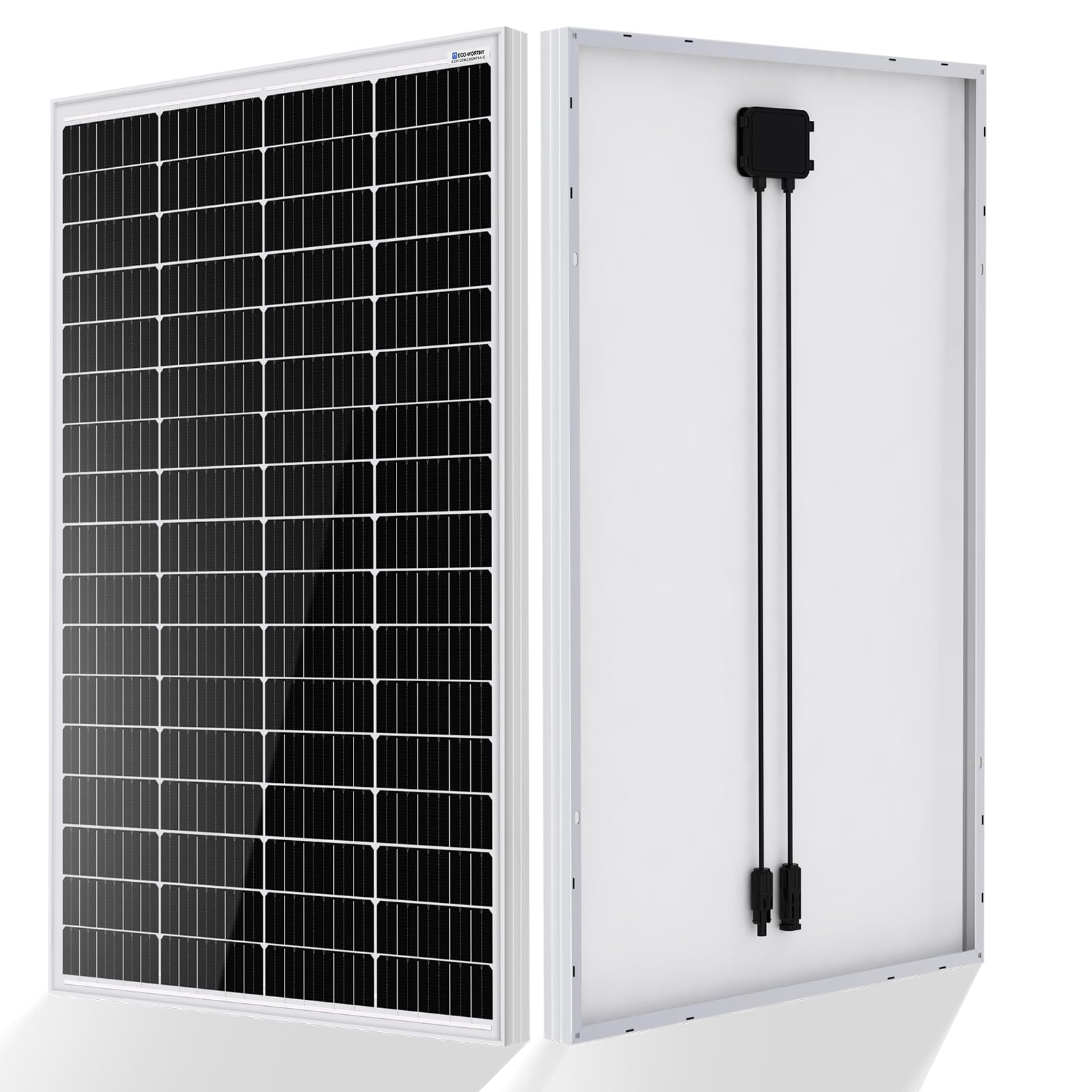 ECO-WORTHY Panneau Solaire 170W 12V Monocristallin