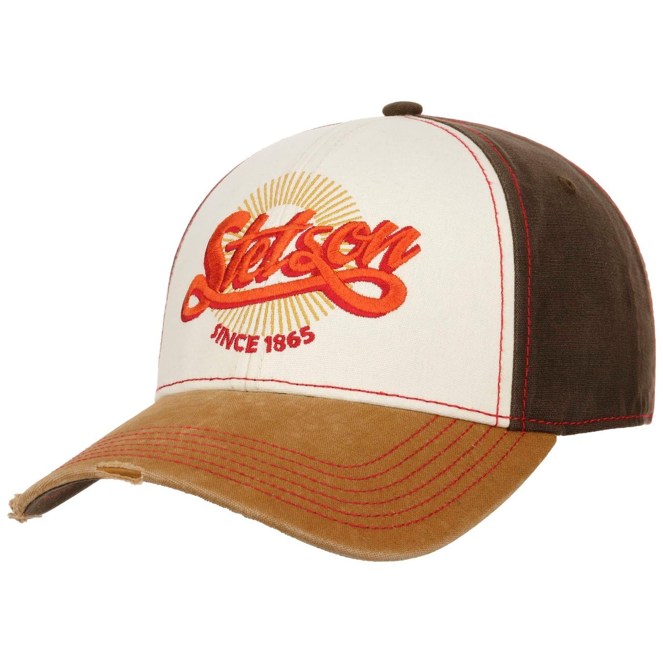 Stetson Czapka Cotton VintageMężczyźni - z daszkiem bawełniana baseball cap Metalowa sprzączka, Zima Jesień Wiosna Lato wiosna-lato jesień-zima