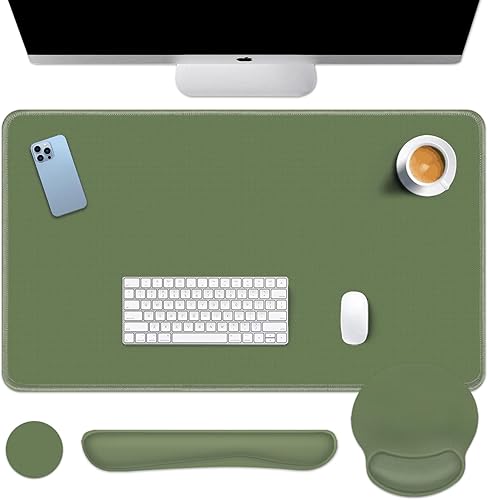 Miniatura 9 de Juego de alfombrillas para teclado y mouse 4 en 1, alfombrilla grande para mouse + reposamuñecas para teclado, reposamuñecas para mouse, juego de