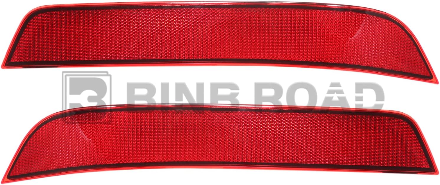 Rear Bumper Reflector 1648200974 + 1648201074 Compatible with Mercedes Benz X164 GL350 GL450 GL550 2010-2012
