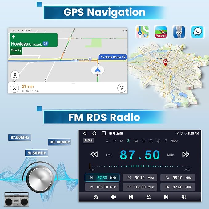 Radio para Jeep Compass Patriot 2010-2016 Android 10.1" miniatura 5