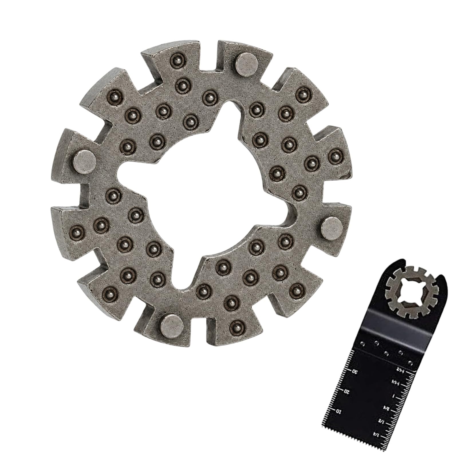 QIHAWN Heavy Duty Starlock Adapter for Oscillating Multi-Tools, Steel