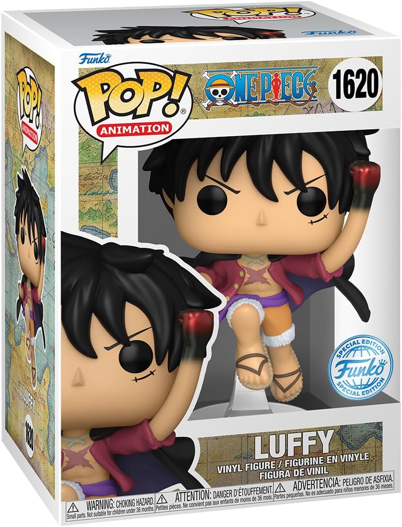 Funko One Piece - Luffy Uppercut US Exclusive Metallic Pop! Vinyl [RS]