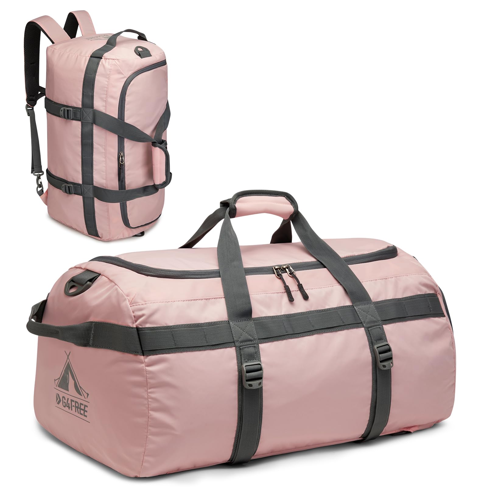 G4Free Gym Bag for Women Men 45L Duffle Backpack