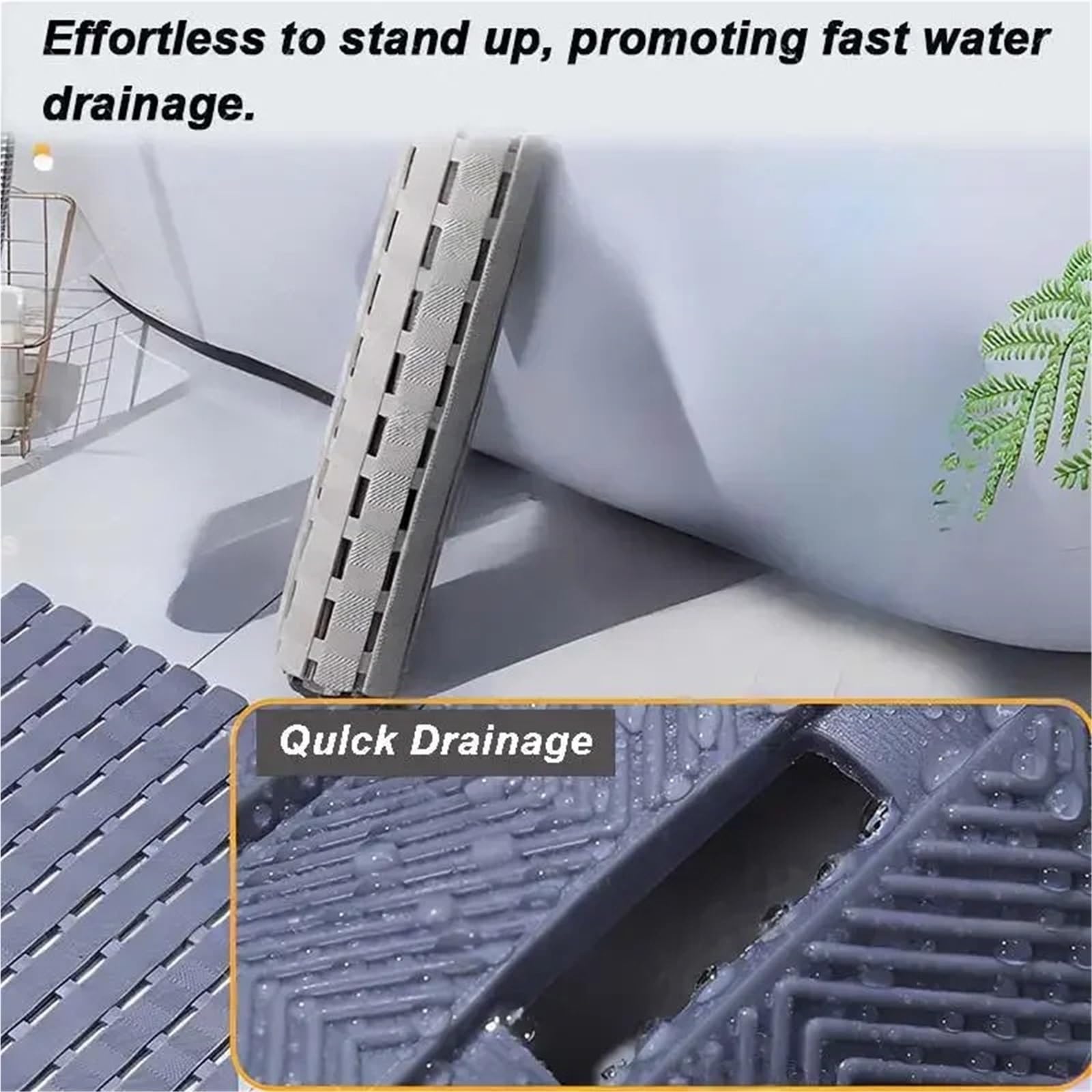 1 Alfombrilla de baño Antideslizante para Baños Y Duchas