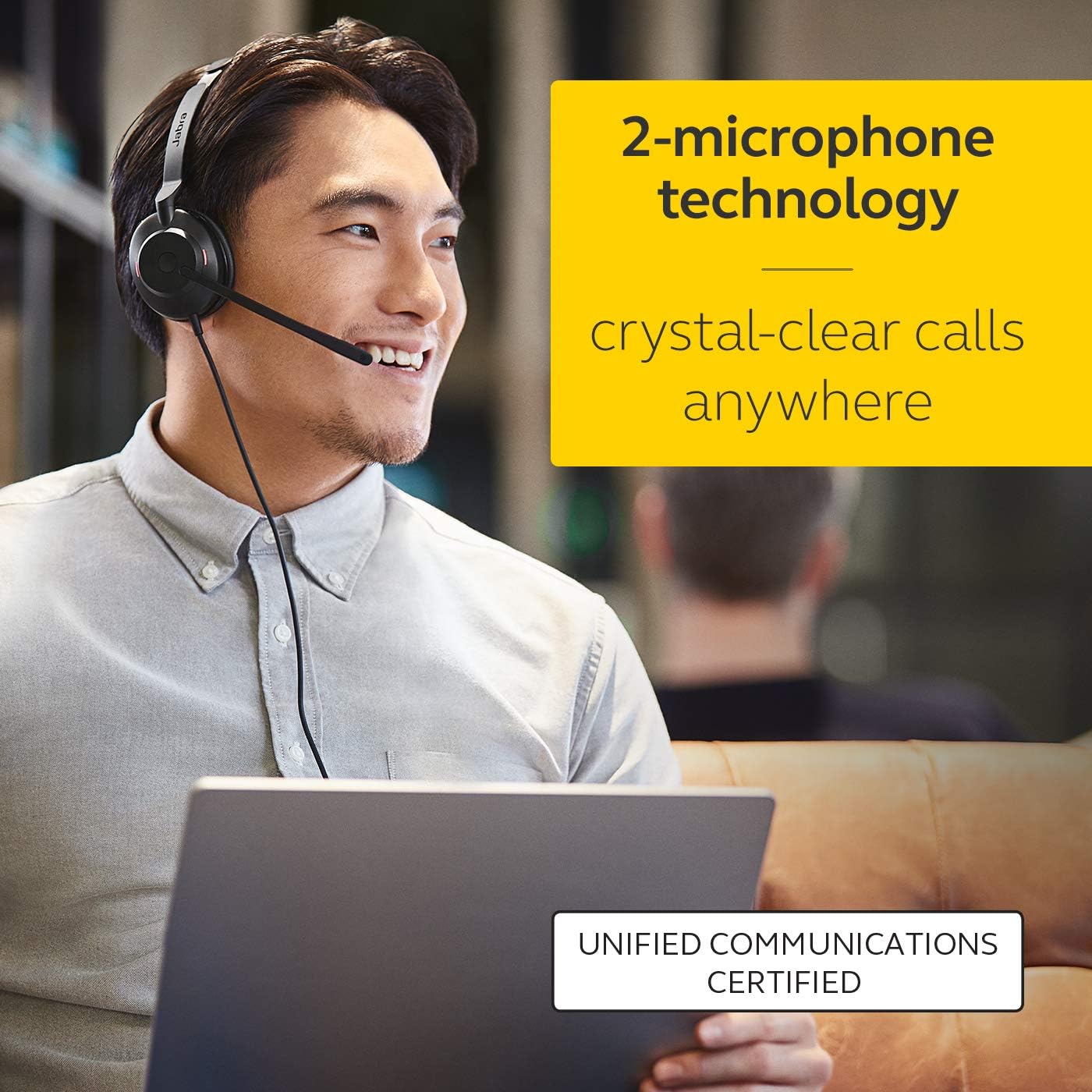 Jabra Evolve 30 II USB-C UC Stereo Wired Headset