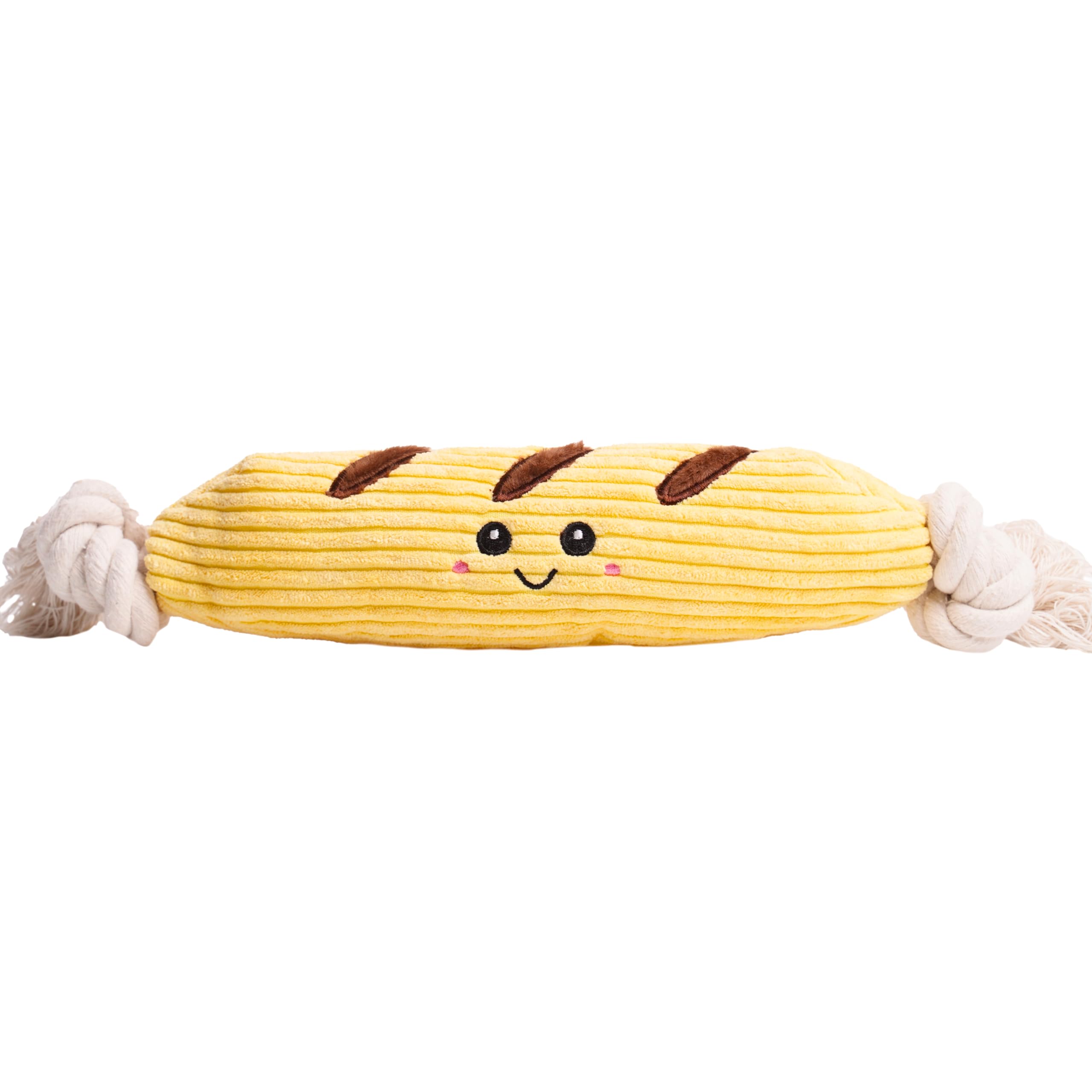 Squeaky Dog Toy - Bakery Bite Stick (Cannoli) -10