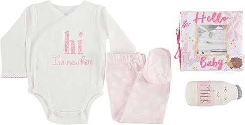 Mud Pie - Juego de caja de regalo para bebé niña