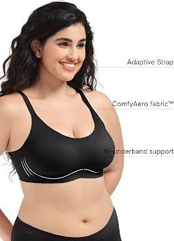 COMFELIE Ribbed Seamless Bras for Women No Underwire Comfort Push ...