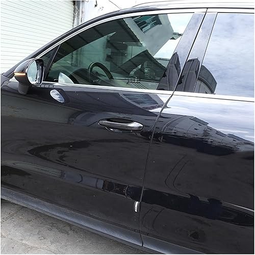 Miniatura 5 de Compatible For Porsche Macan 2014-2023 Dry Carbon Fiber Car Exterior Door Handle Cover Trim Sticker Parts (Without Holes)