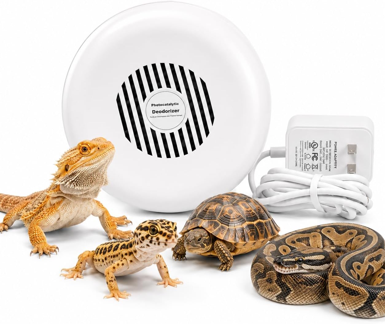 Terrarium Deodorizer,PCO Odor Eliminator for Reptile Enclosures