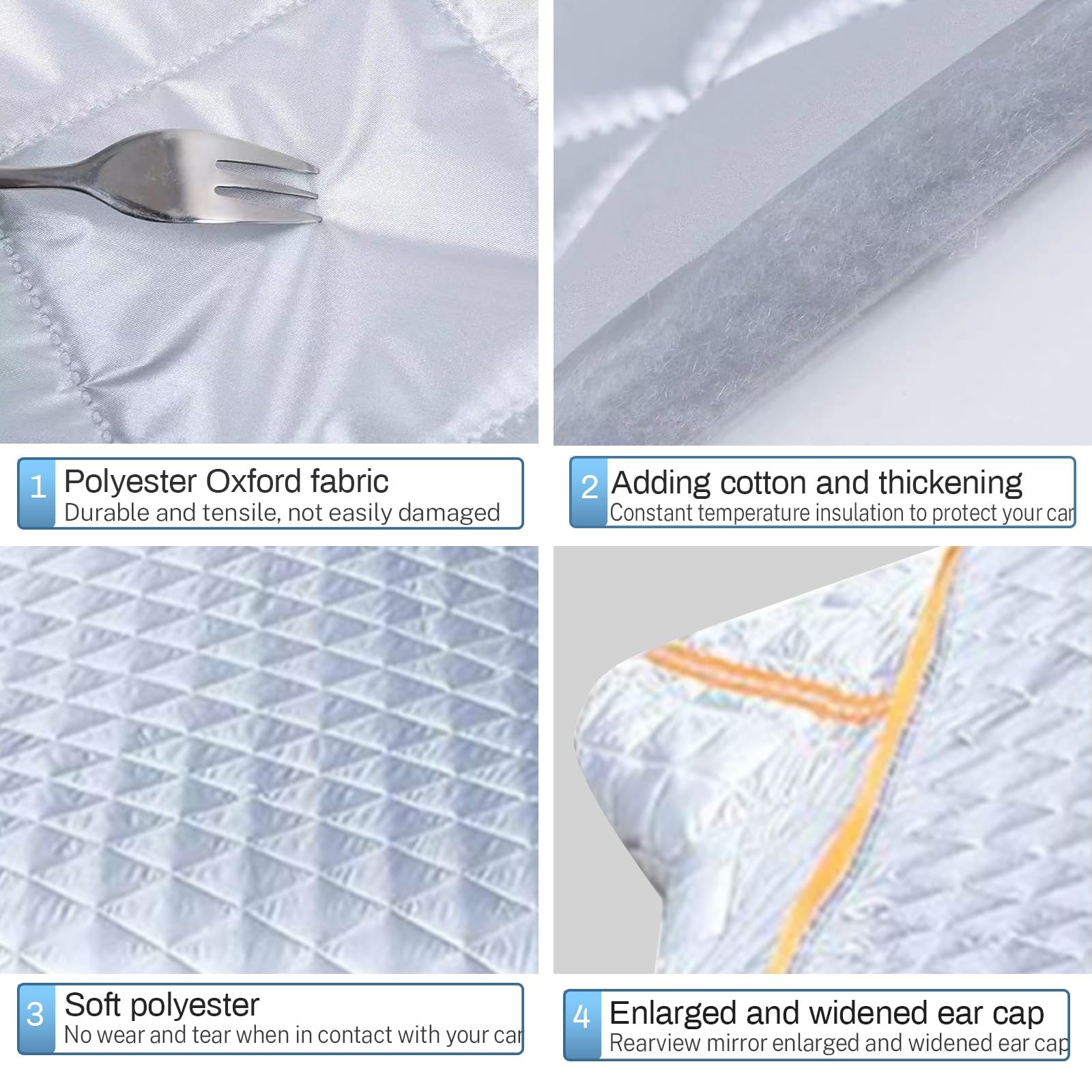 Telo Antigrandine per Auto, per Volkswagen Polo GTI, Telo Copriauto da Esterno Impermeabile Anti UV Anti Vento Antipolvere, Argento