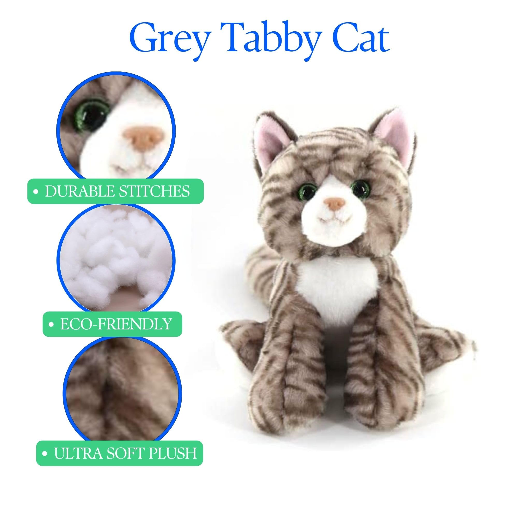 専用 "TABBY CAT 19" Auswella Plush Orange Tabby Cat-19 Inch Plush Kitten Stuffed