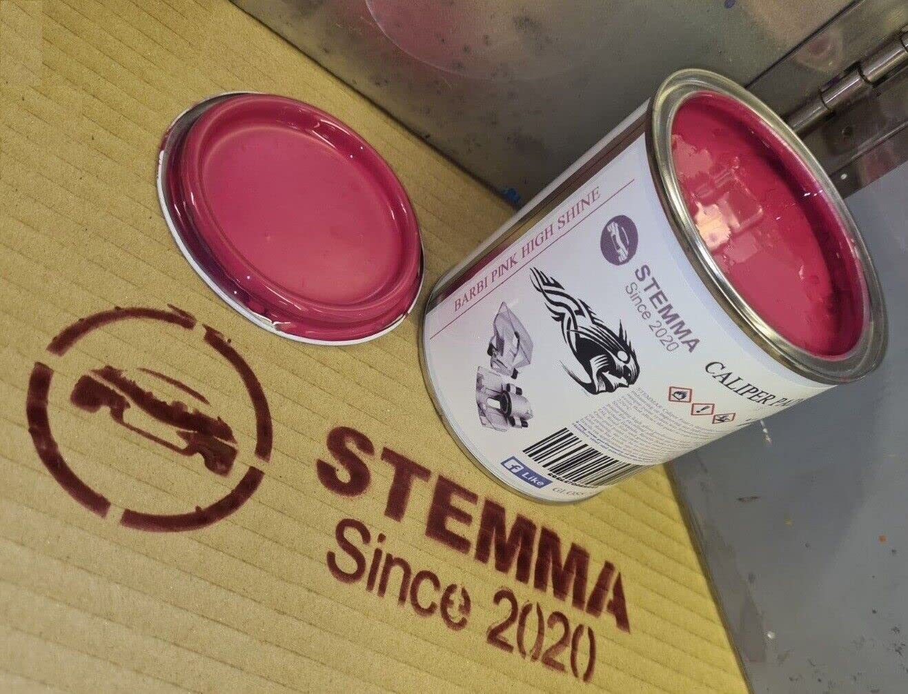 Stemma® Peinture pour étrier de frein Barbie Rose Haute Température 500 ml Brillant