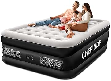 Queen Air Mattress with Built-in Pump, 18