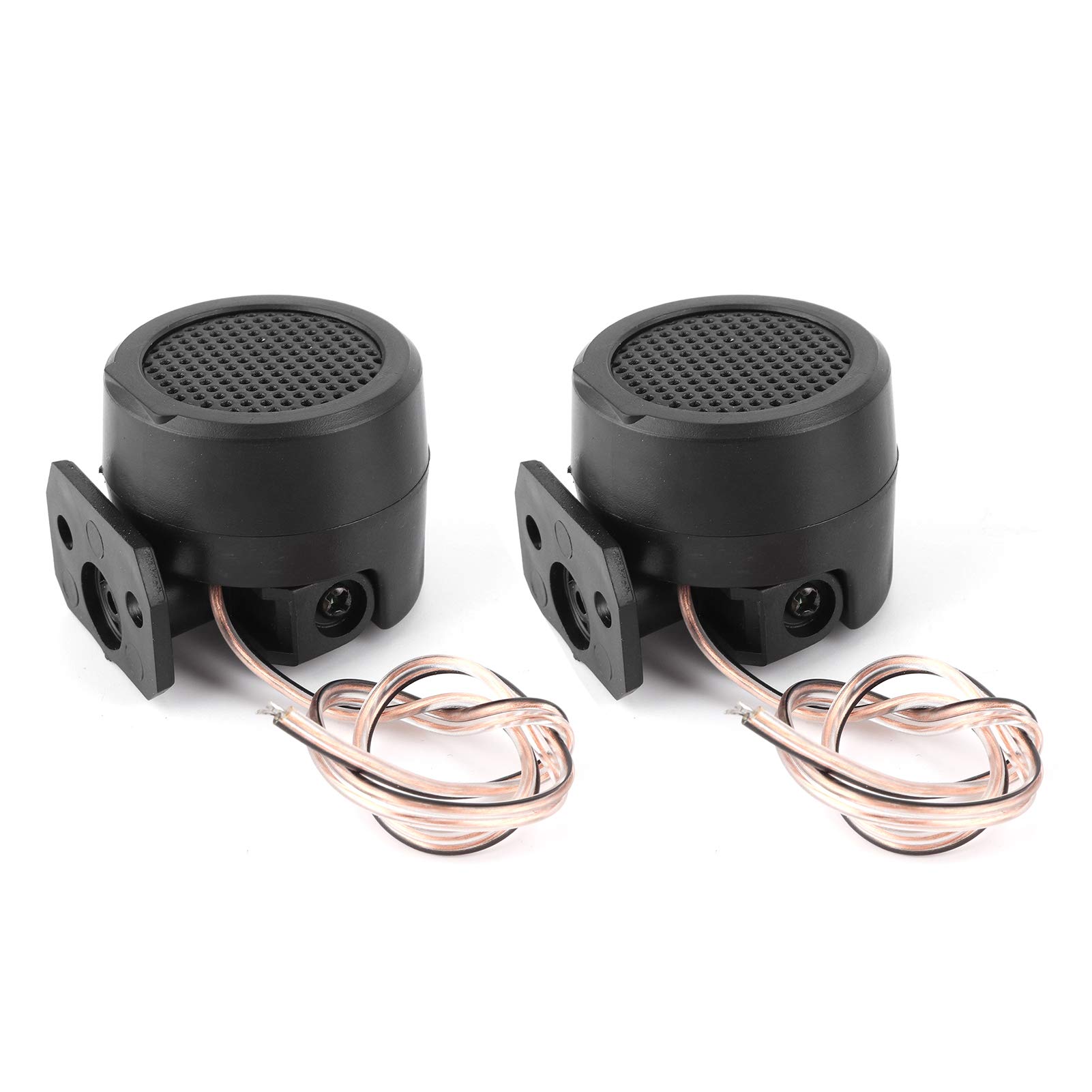 Kuuleyn Car Speaker, Dome Tweeter, 2Pcs Universal Tweeter Speakers 500W Super Power Loudspeaker Car Audio System Round