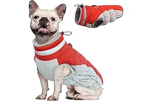 Fleece Dog Vest with Harness: The Ultimate Winter Dog Coat for Snuggly...