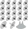22Pcs Replacement Metal Cricket Spikes With Spanner Metal Golf Shoe Studs Screw In Studs Pins Bulk Cleats Golf Spikes Universal Shoes Cleat Set for Light Weight Cricket Shoes, Thread Diameter 5.7mm