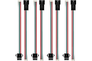 BTF-LIGHTING 3 Pin JST SM Connectors for LED Strip